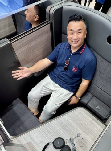 a man sitting in a chair