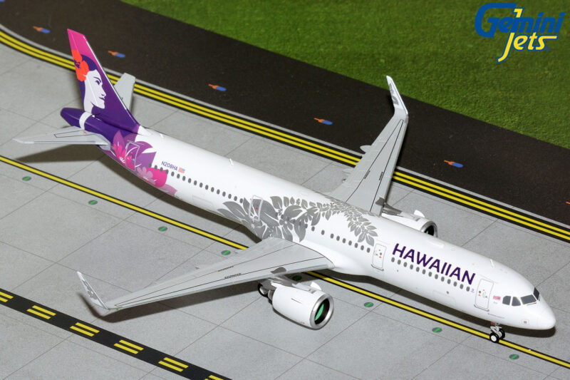 GeminiJets G2HAL1365 1:200 Hawaiian Airlines Airbus A321neo N208HA