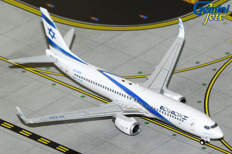 GeminiJets GJELY2299 1:400 El Al Boeing 737-800 4X-EKK