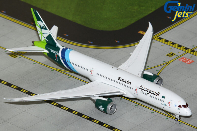 a model airplane on a runway