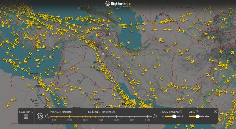 a map of the world with yellow planes