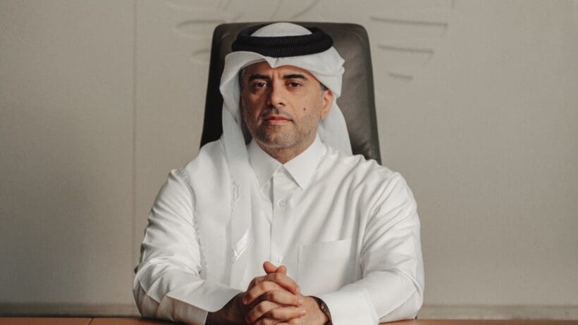 a man sitting at a desk