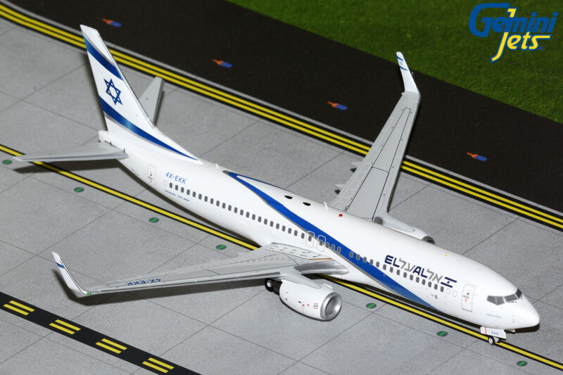 GeminiJets G2ELY1360 1:200 El Al Boeing 737-800 4X-EKK