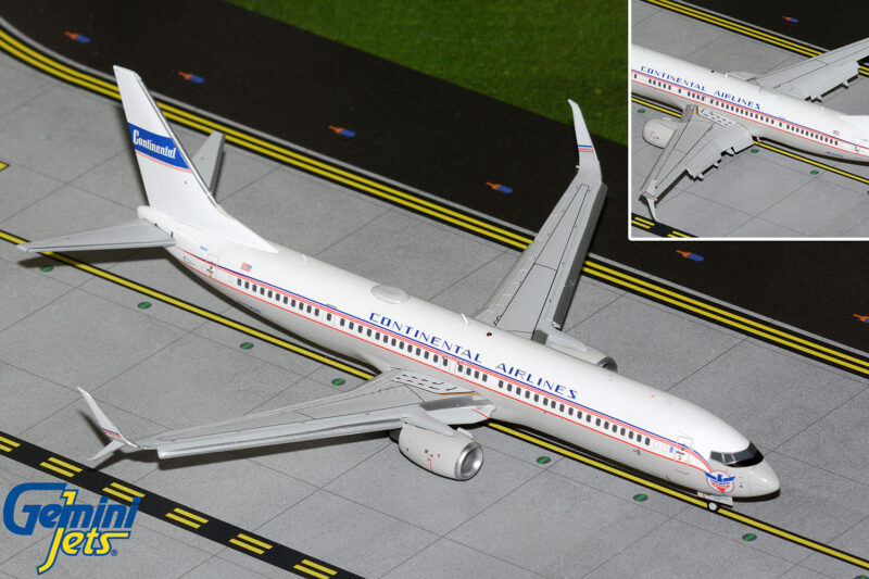 GeminiJets G2UAL1407F 1:200 United Airlines 737-900ER "Continental Retro" (Flaps Down)