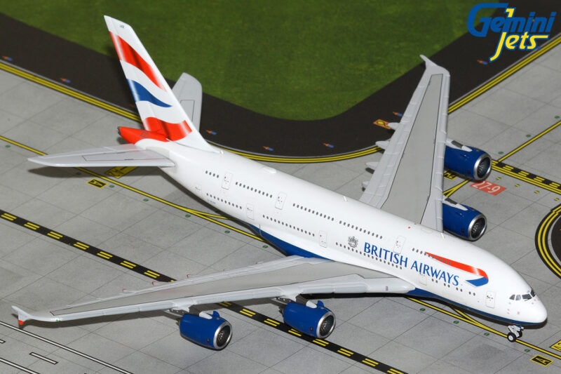 GeminiJets GJBAW2325 1:400 British Airways Airbus A380 G-XLEE