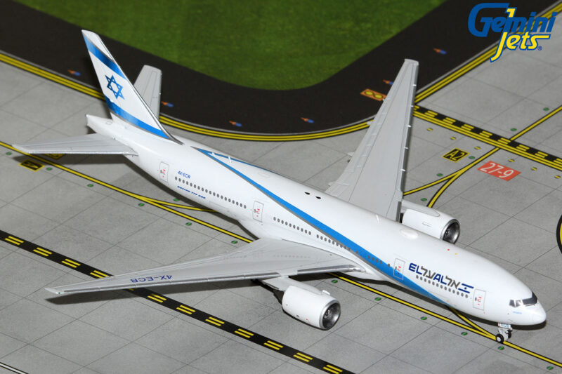 GeminiJets GJELY2300 1:400 El Al Boeing 777-200ER 4X-ECB