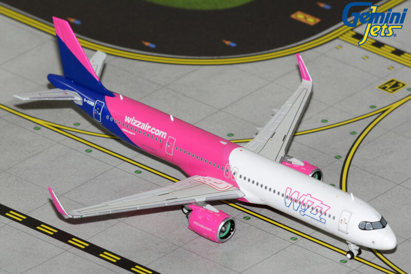 GeminiJets GJWUK2340 1:400 Wizz Air UK Airbus A321neo G-WUNB