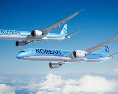 two airplanes in the sky