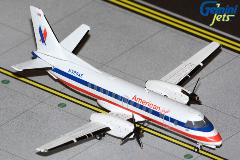 GeminiJets 1:200 G2AAL1339 American Eagle Saab 340B N389AE $100.95