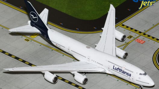 a model airplane on a runway