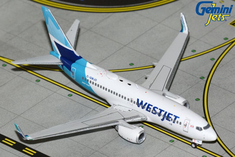 GeminiJets GJWJA2370 1:400 Westjet Boeing 737-700 C-GWJO
