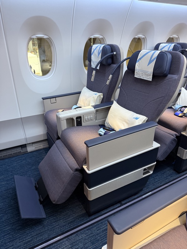 Philippine Airlines A350-1000 Premium Economy (2-4-2 config) with 7" recline