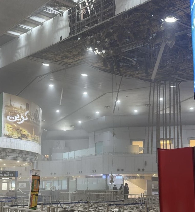 a large building with a large ceiling