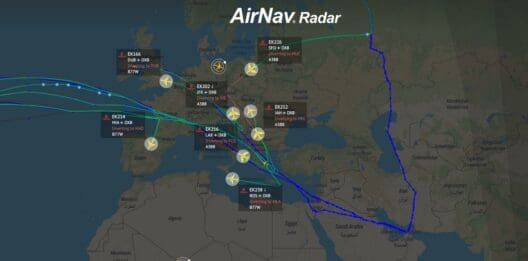 Middle East Airspace Closure