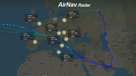 Middle East Airspace Closure