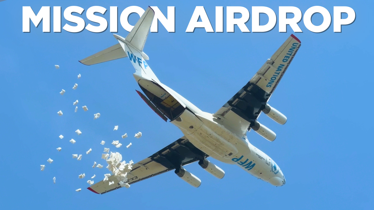 Video: Inside the UN Aviation Lifeline: IL-76 Humanitarian Airdrop Mission