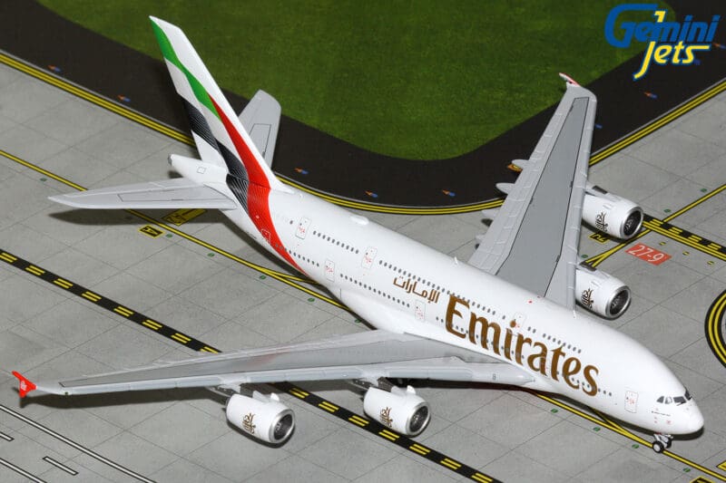 GeminiJets GJUAE2378 1:400 Emirates Airbus A380 A6-EOH
