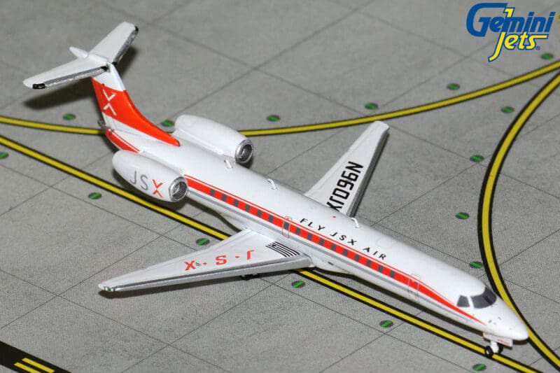 GeminiJets GJJSX2403 1:400 JSX Air Embraer ERJ-145 "Retro" N960JX