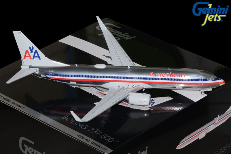GeminiJets G1AAL001 American Airlines B737-800W N921NN polished livery; NEW MOULD!