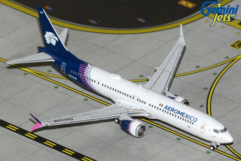 GeminiJets GJAMX2416 1:400 Aeromexico Boeing 737 MAX 9 N804AM